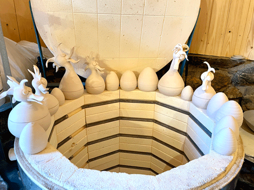 Påsk hönor ägg timmervikens keramik